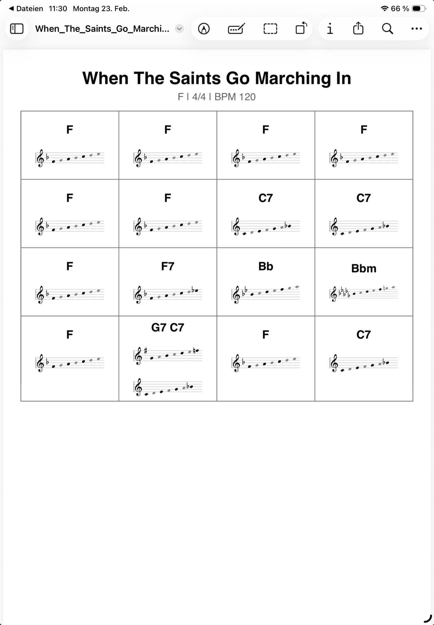 PDF Export — 5 modes including piano voicings